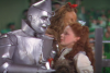 Dorothy Says Goodbye to the Tin Man